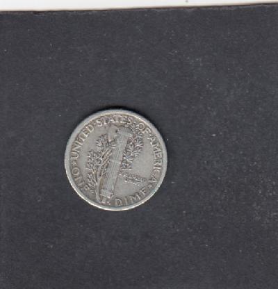 Beschrijving: 1 Dime MERCURY